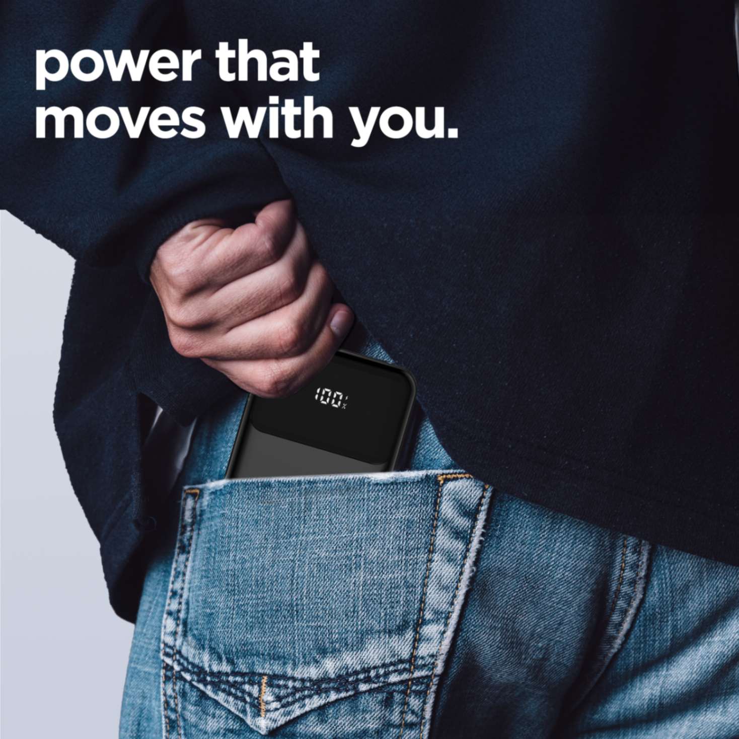 Powerblitz X4 multi-device charging powerbank with dual USB port & type-c