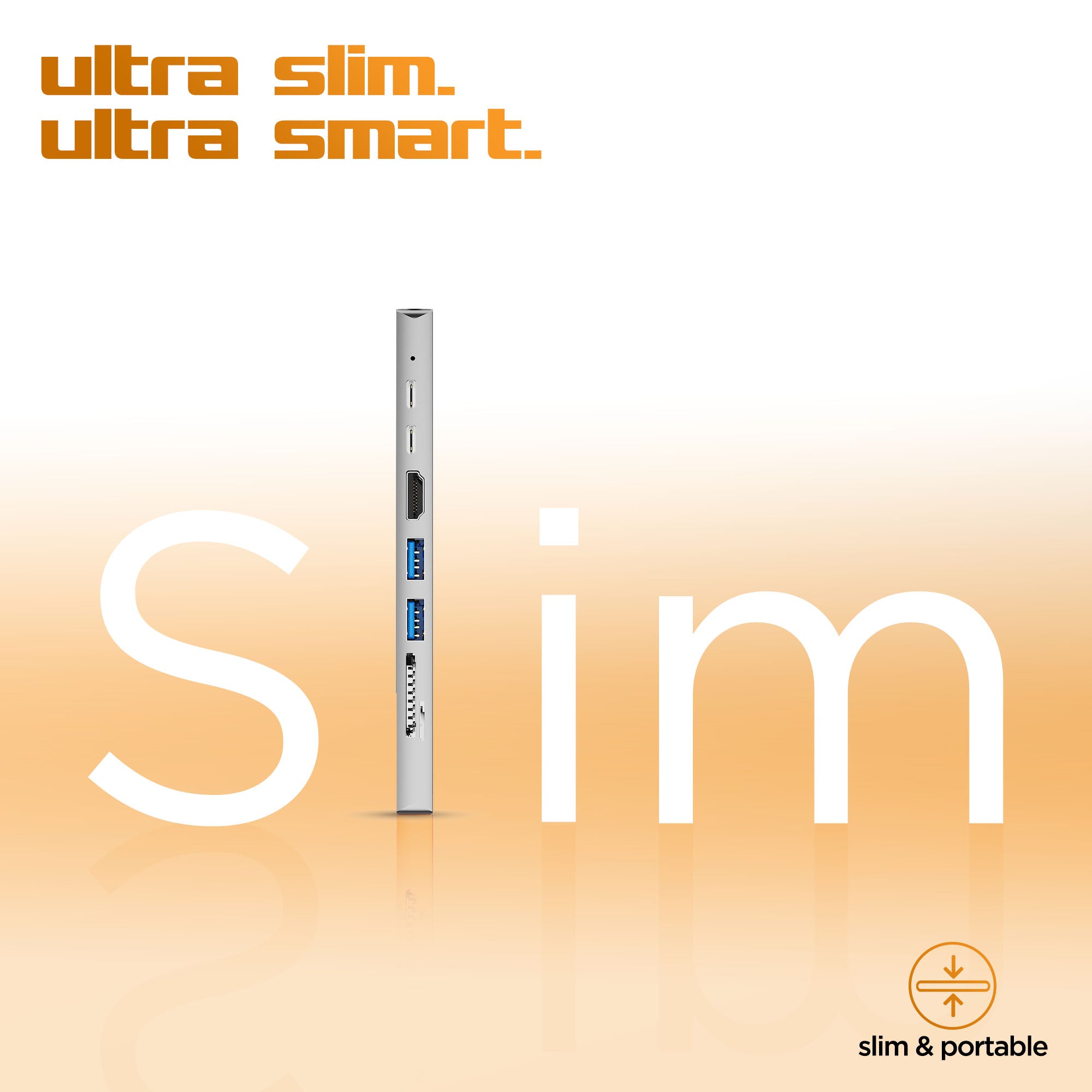 SnaplinkGo 8-in-One Type-C Multiport Hub