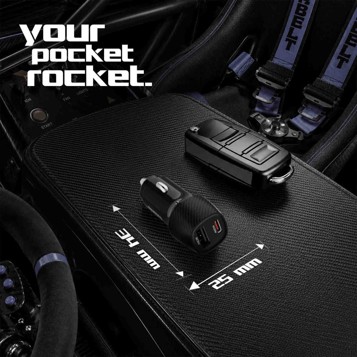 Zapp 51W Pro Car Charger