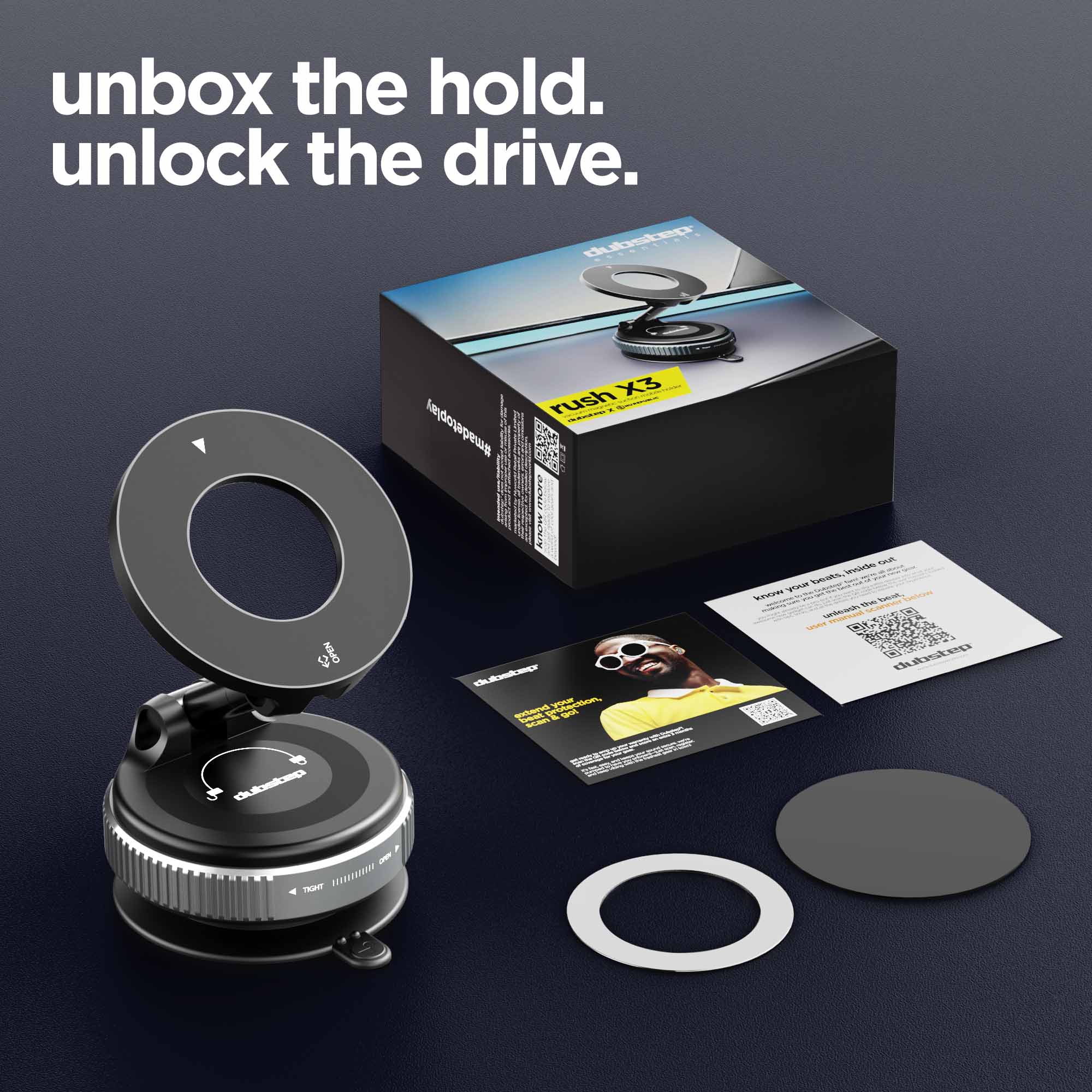 Rush X3 Magnetic Mobile holder