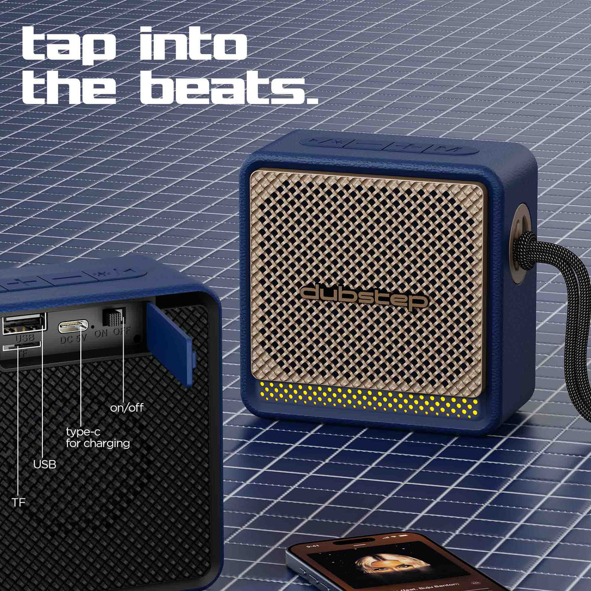 Bassline DRP Speaker Blue