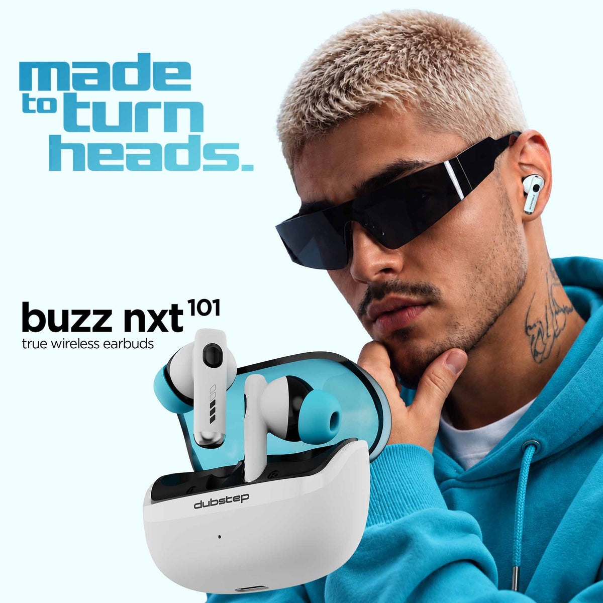 Buzz nxt 101 White & Blue