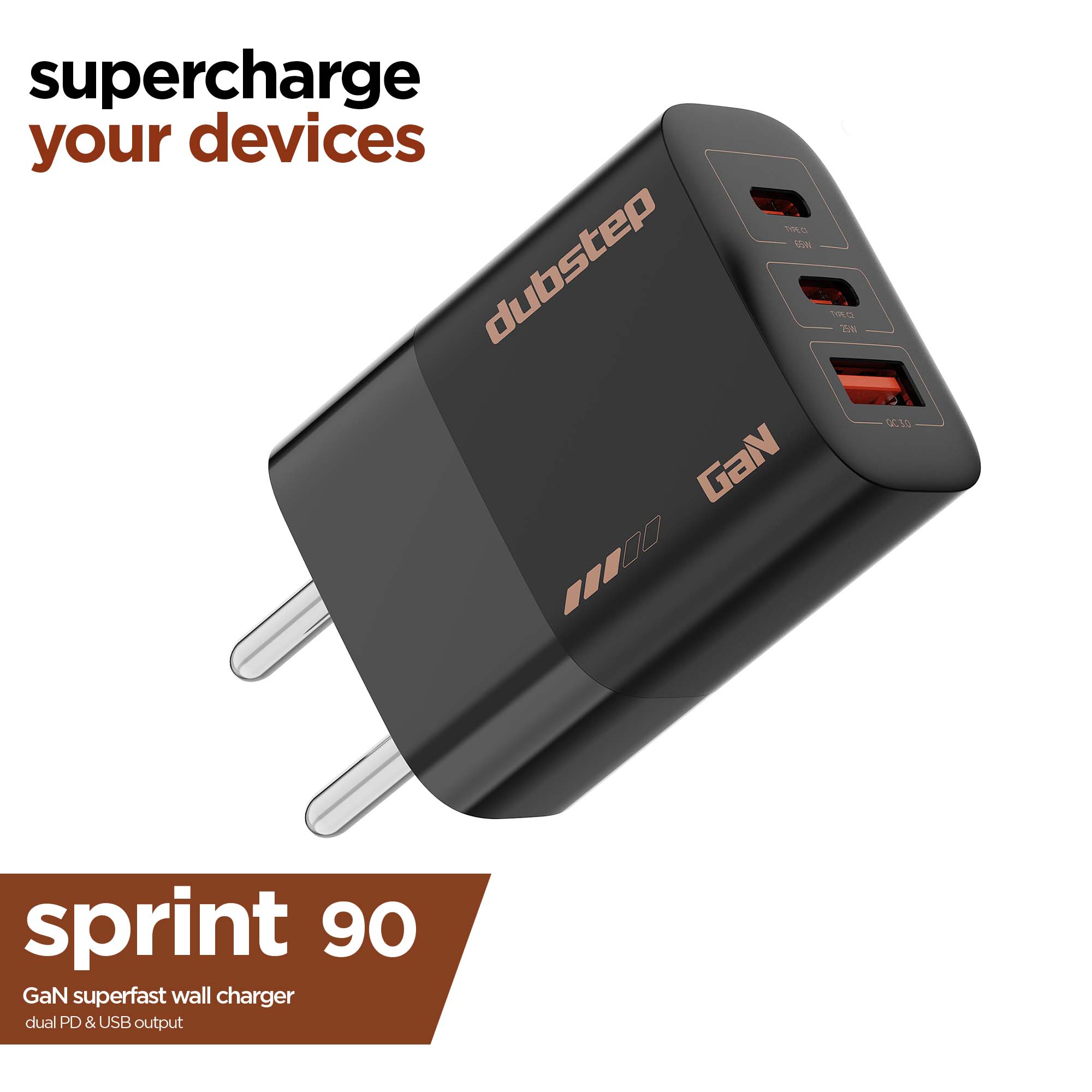 Sprint 90W GaN Superfast Wall Charger