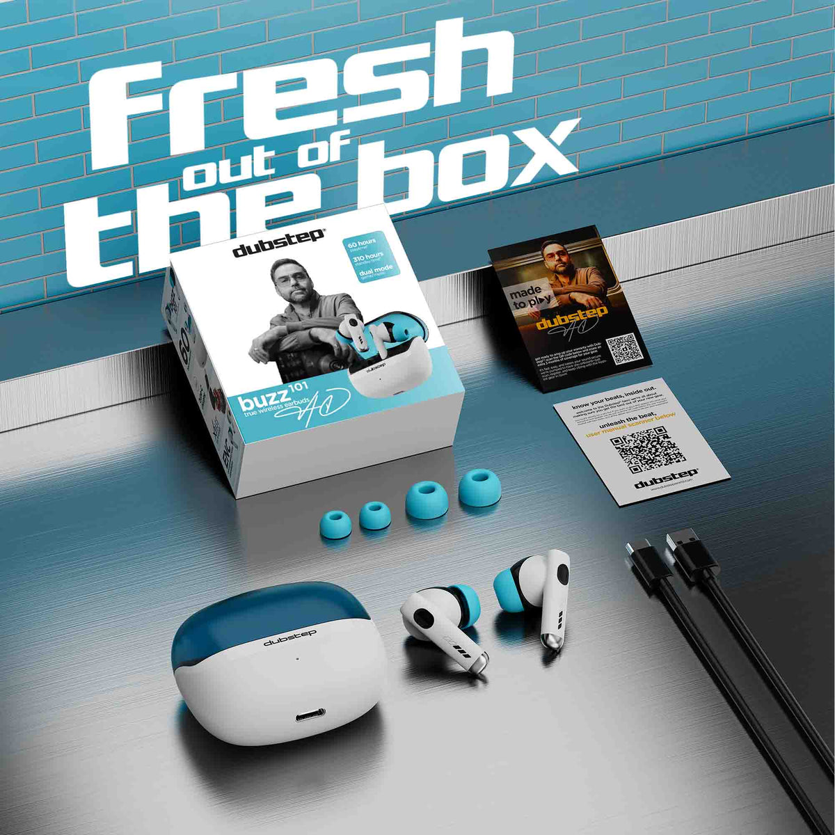 Buzz nxt 101 White & Blue