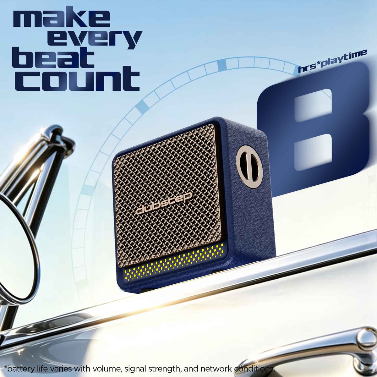 Bassline DRP Speaker Blue