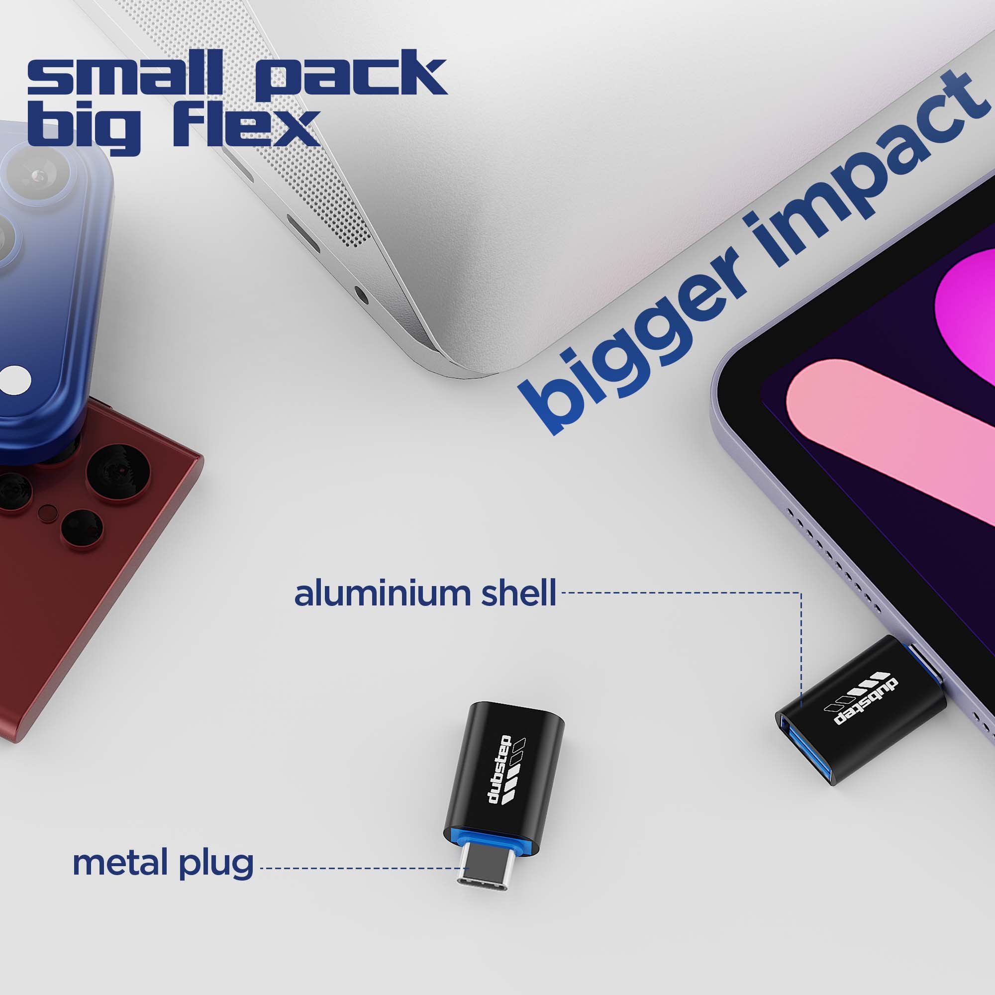 Blaze SnaplinkGo C USB-A to type-C OTG Connector