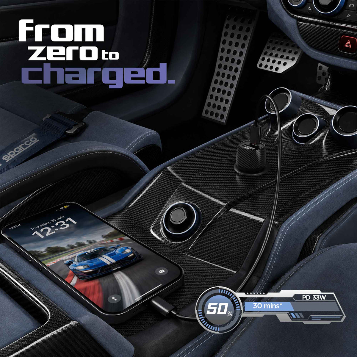 Zapp 51W Pro Car Charger