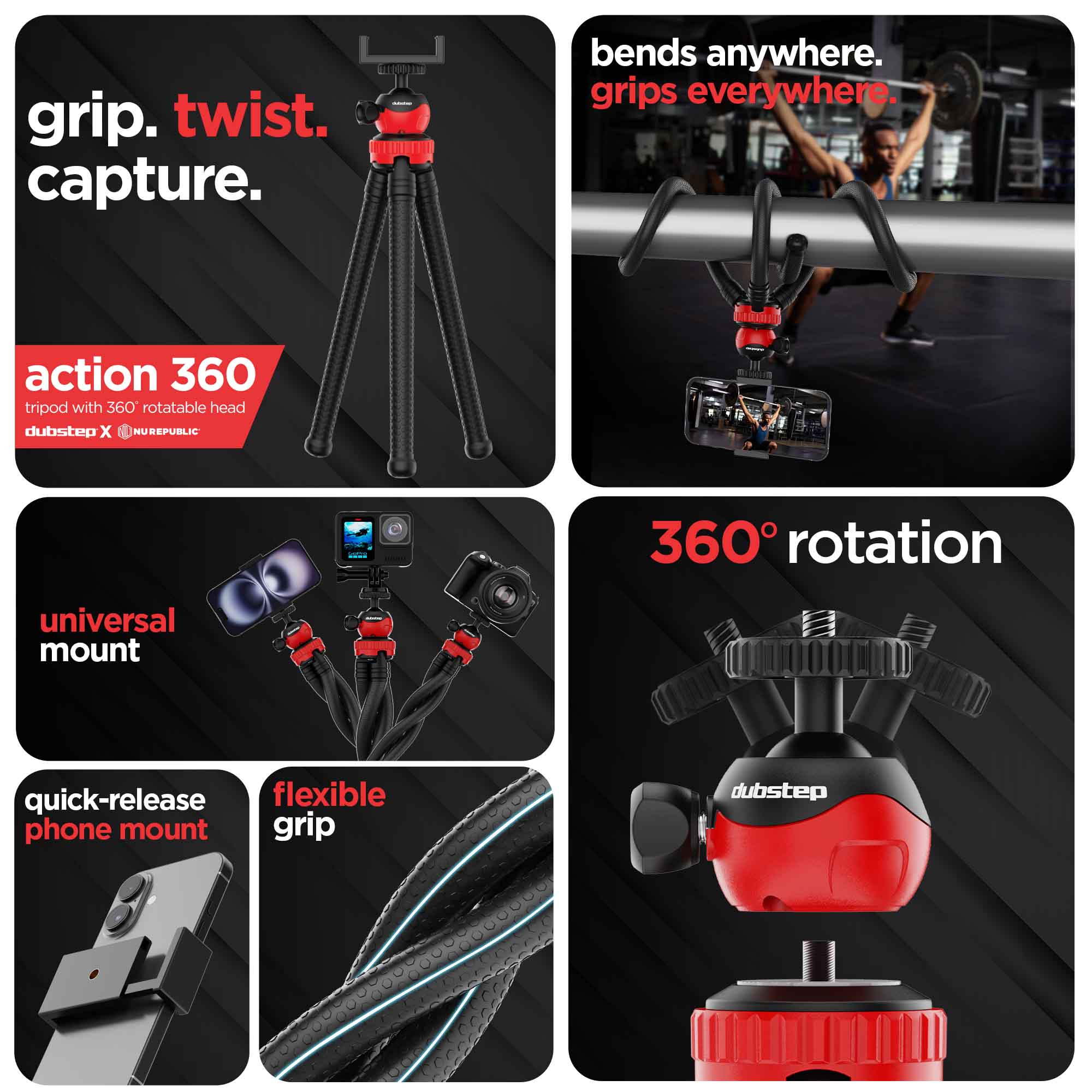Action 360° Tripod