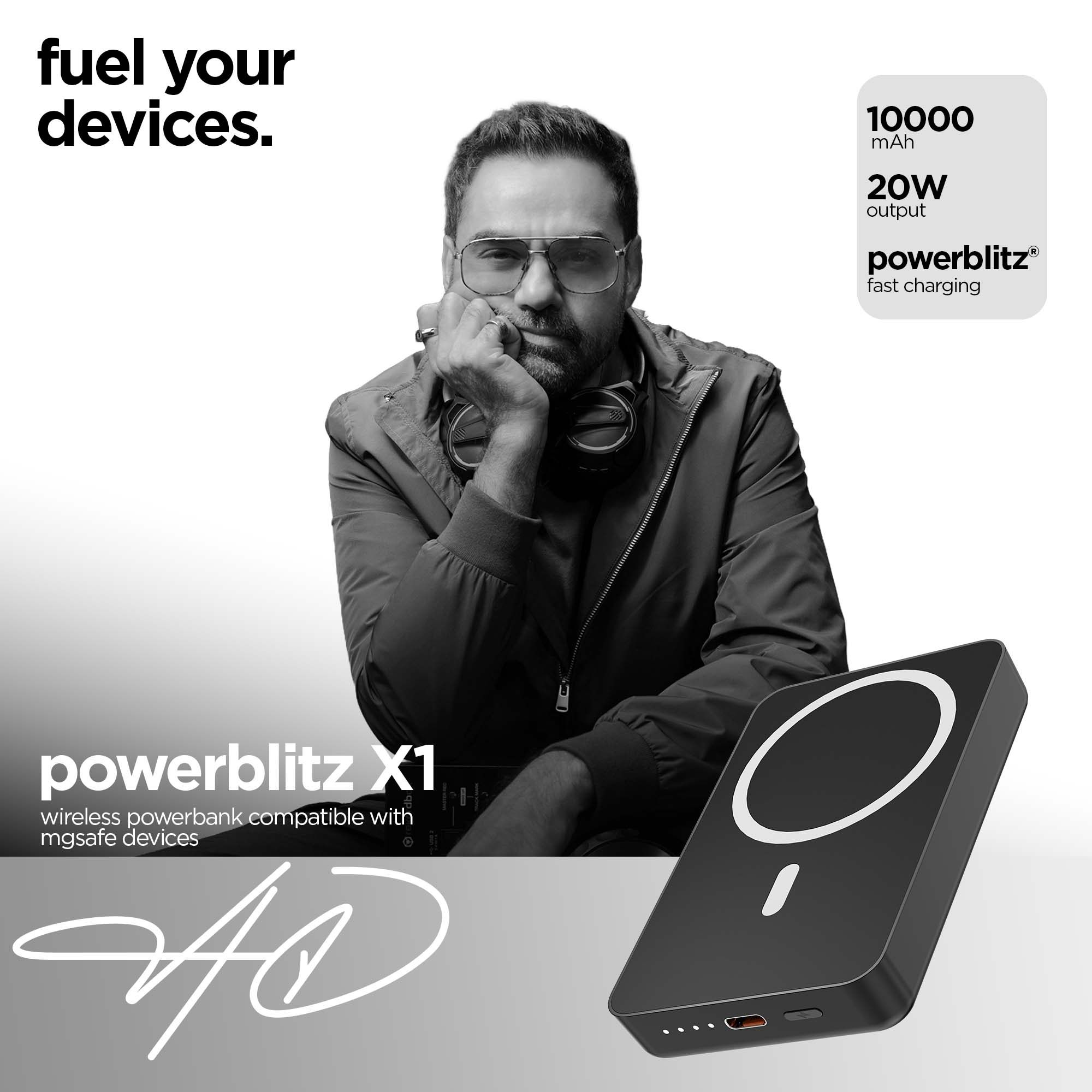 Powerblitz X1 Magsafe charging powerbank 10,000mAh