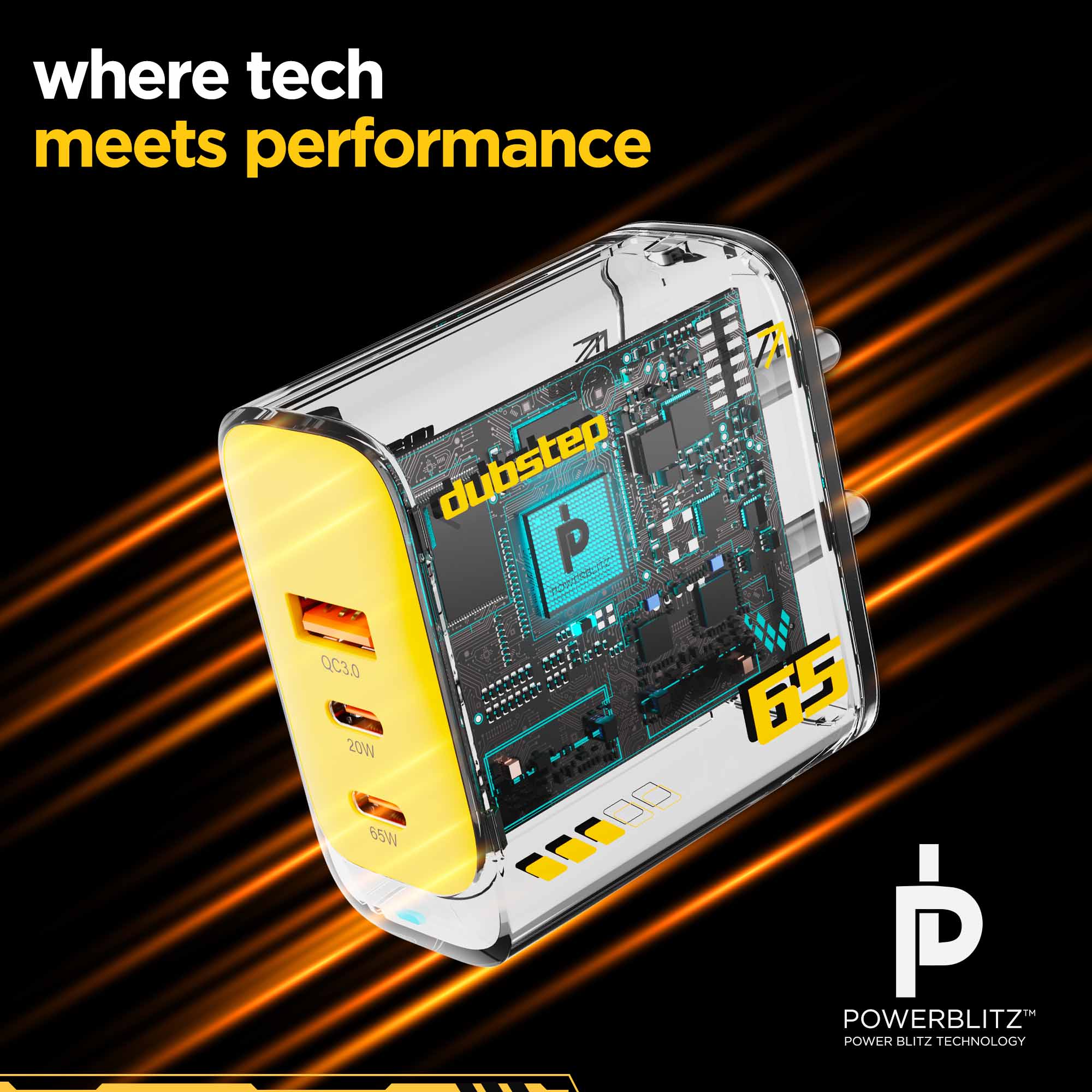 Sprint 65W GaN Superfast Wall Charger