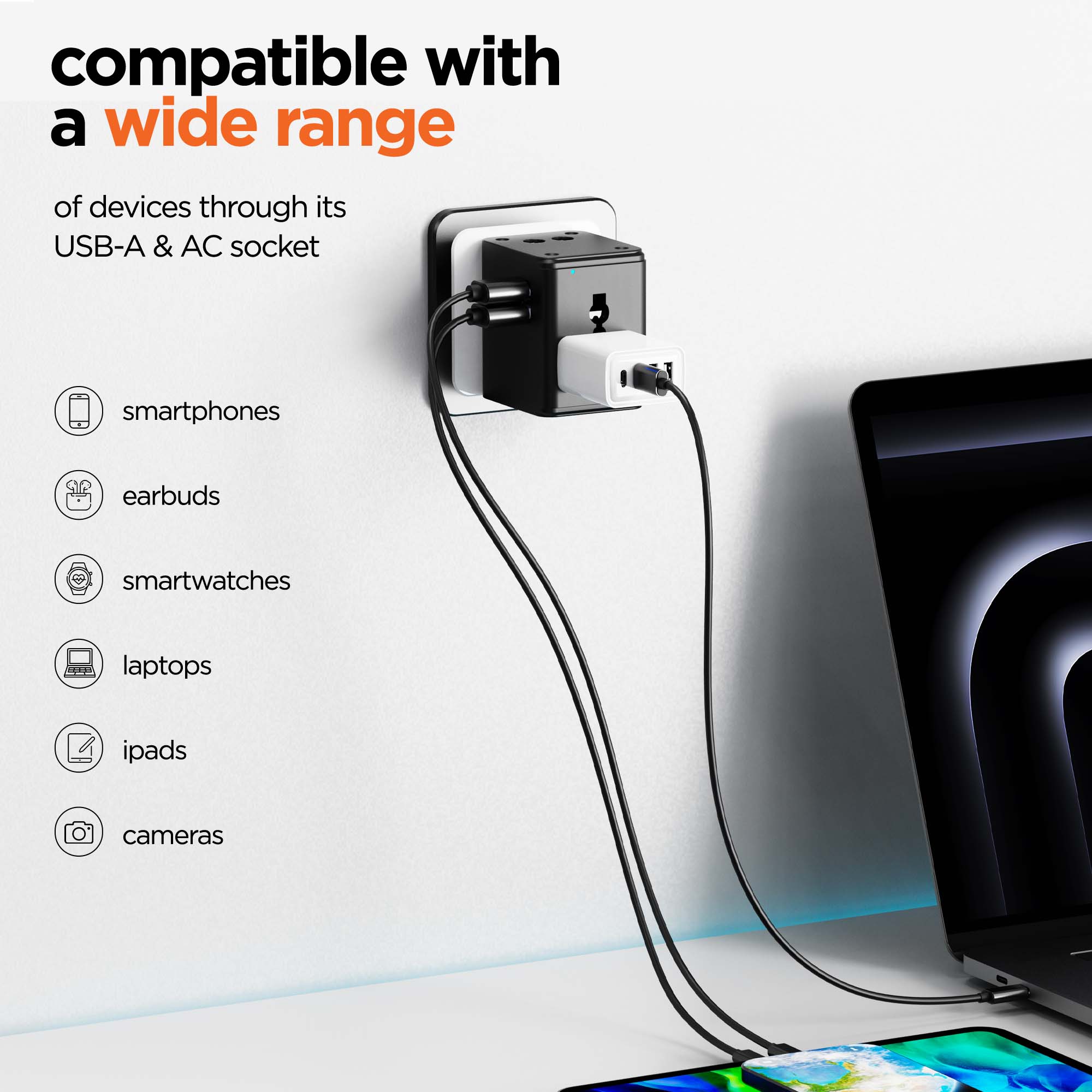 Voyager 12W Travel Charger