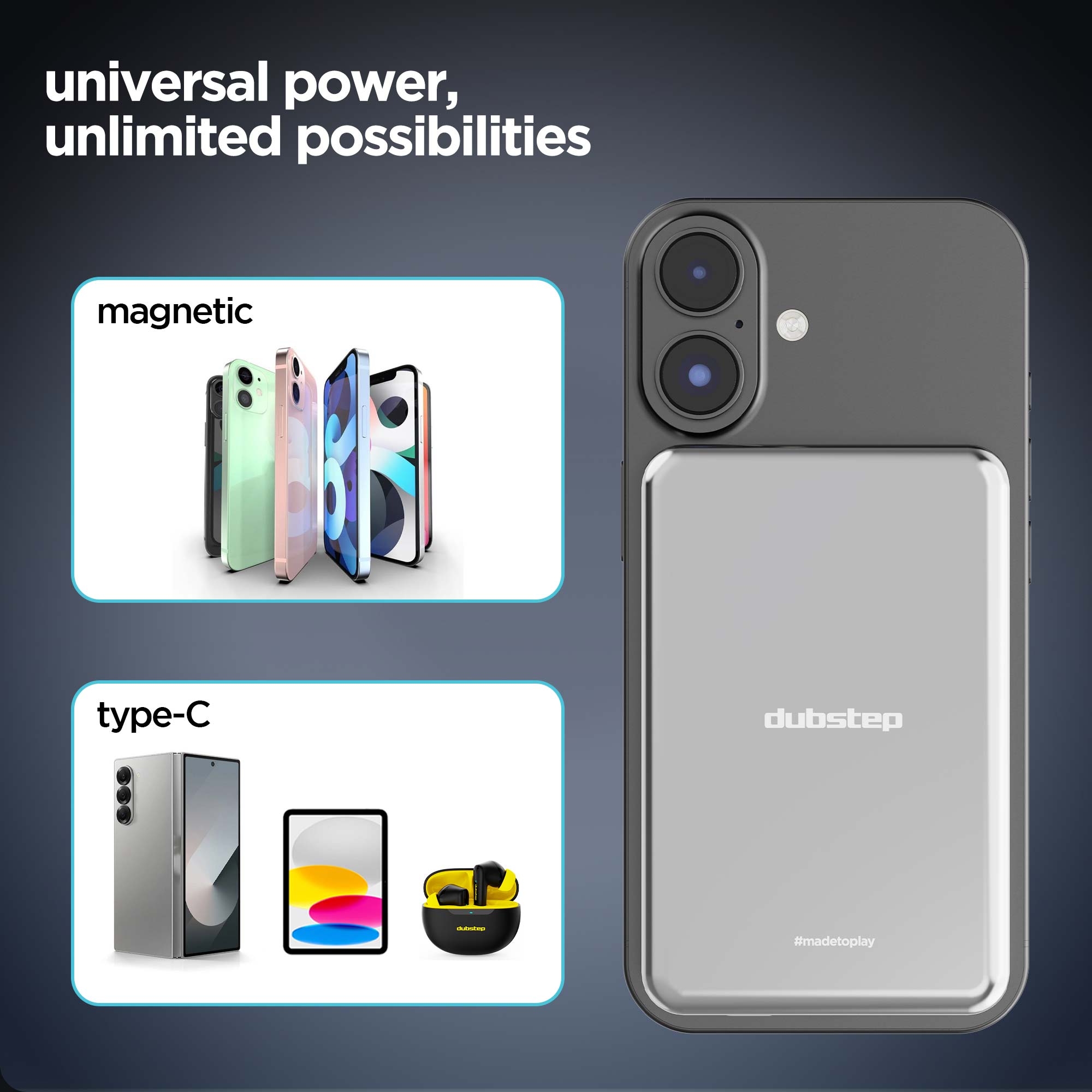 Powerblitz X3 Magsafe charging powerbank 10,000mAh