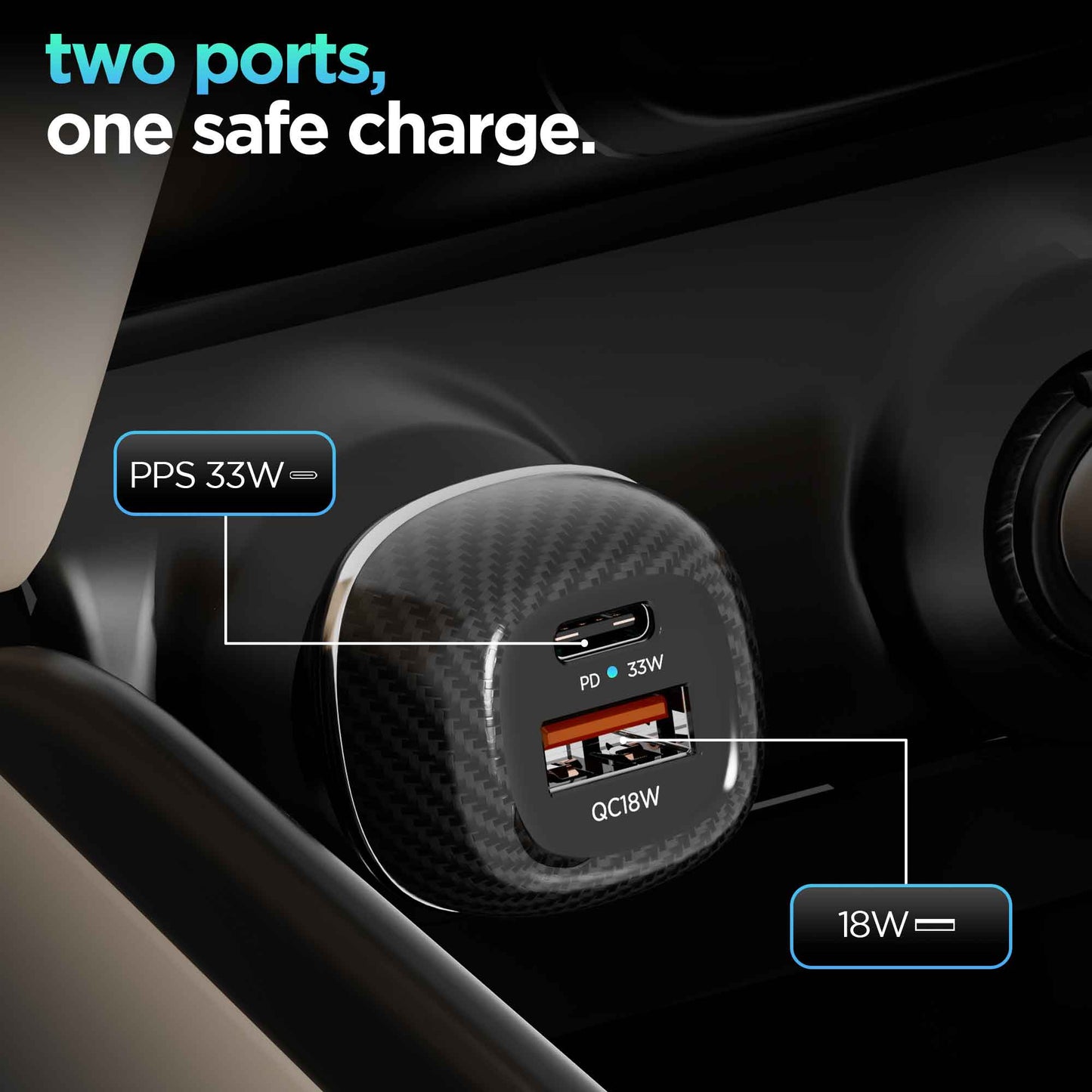 Zap 51W Car Charger