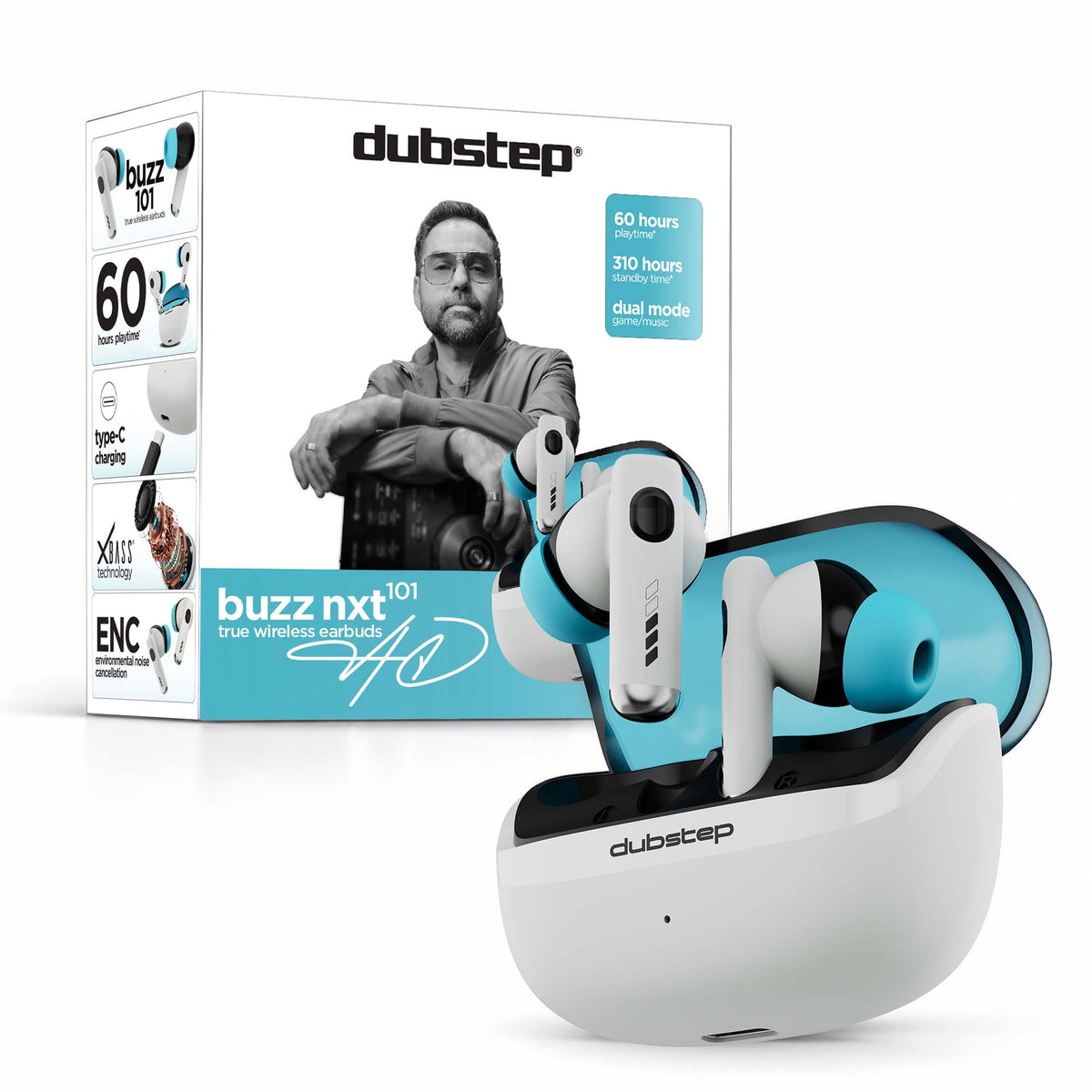 Buzz nxt 101 White & Blue