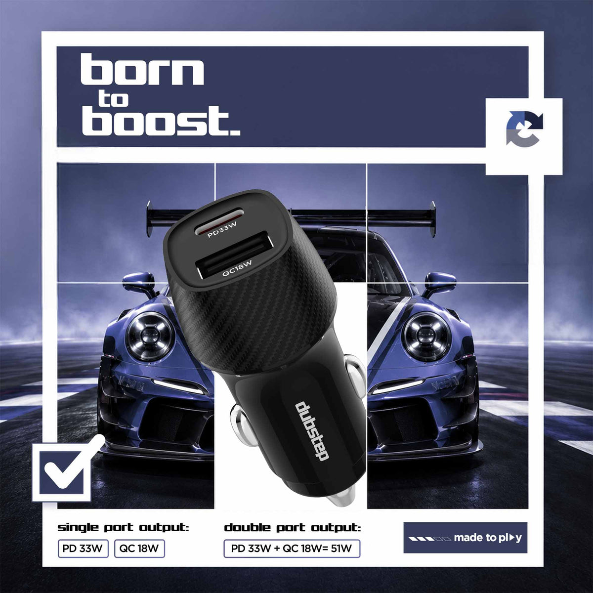 Zapp 51W Pro Car Charger