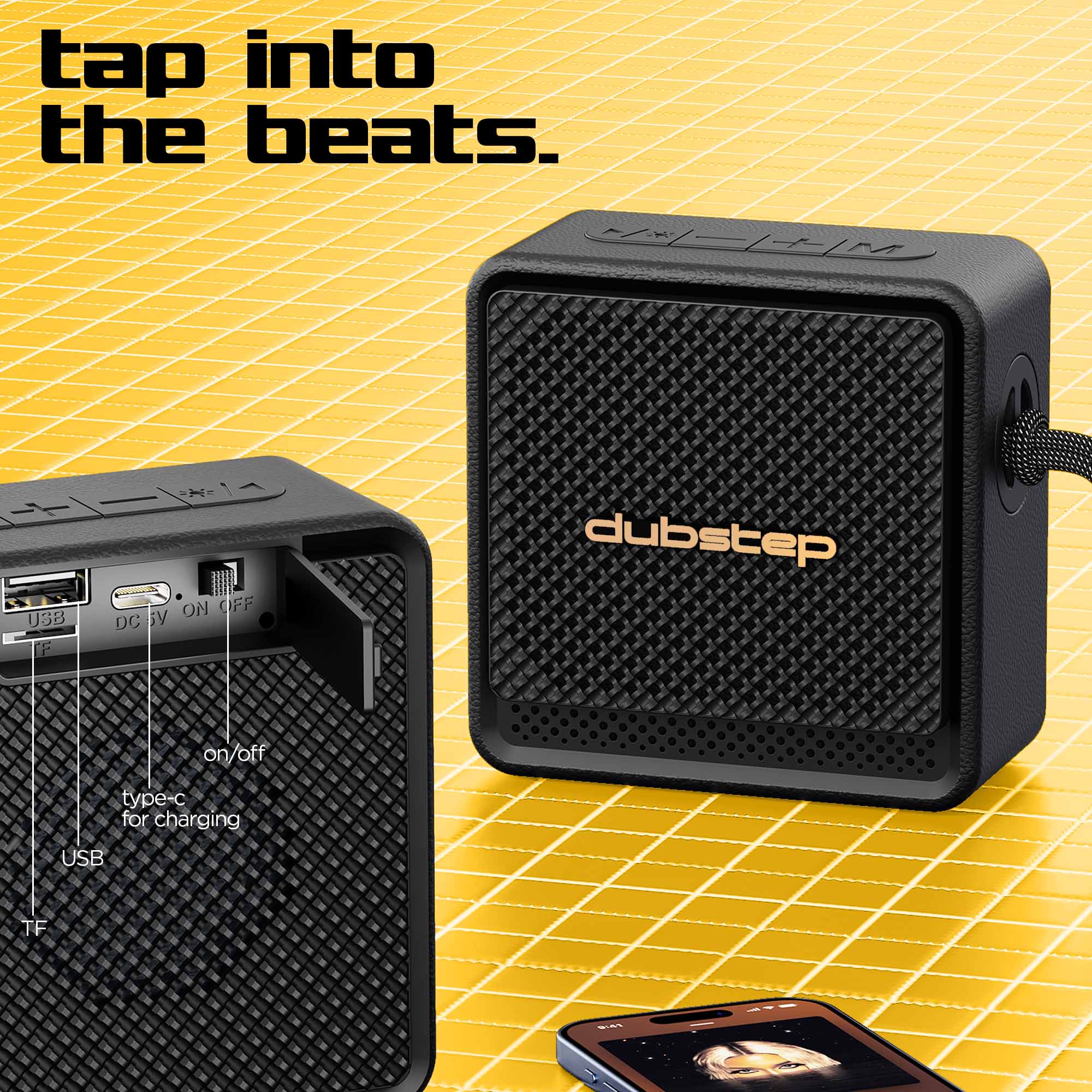 Bassline DRP Speaker Black