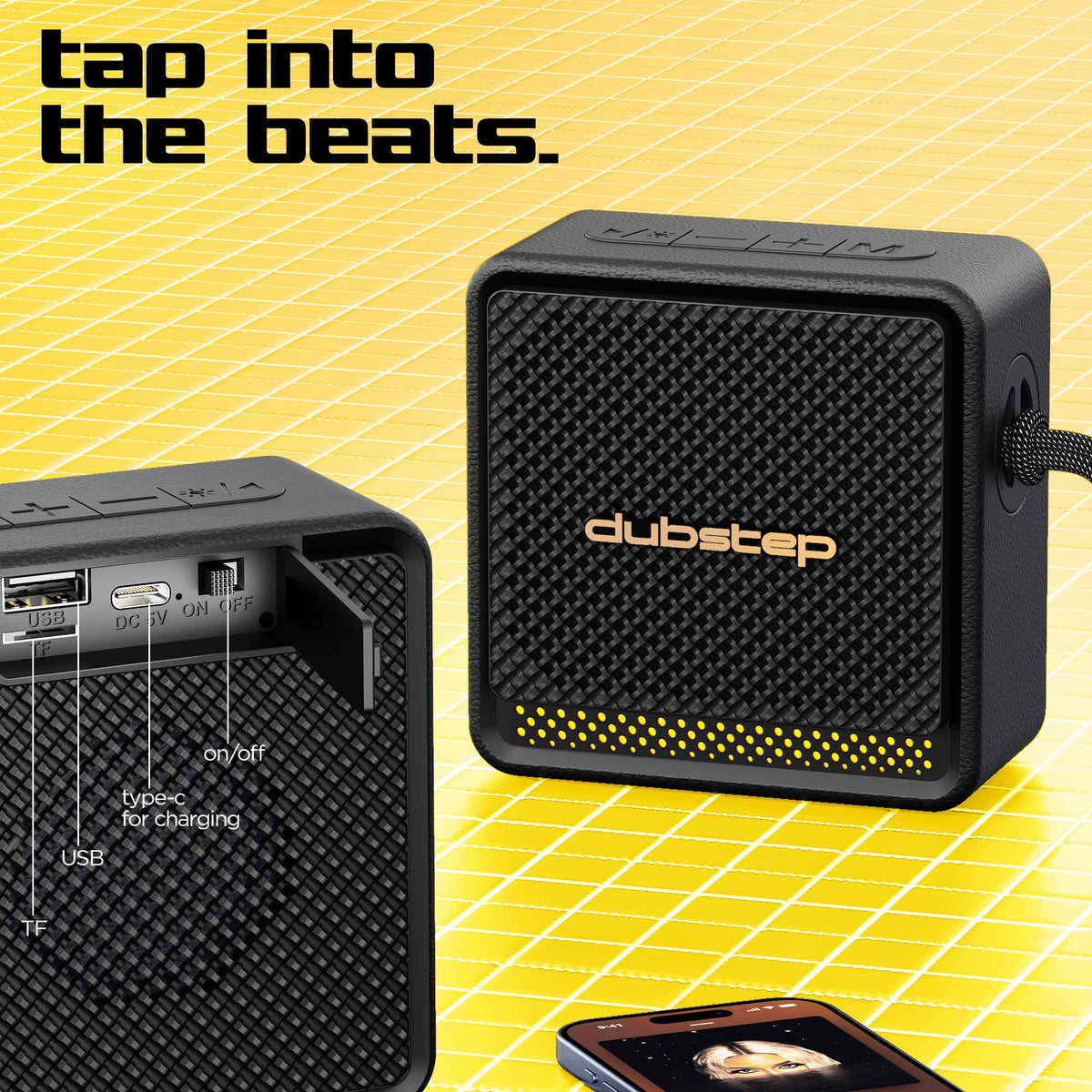 Bassline DRP Speaker Black