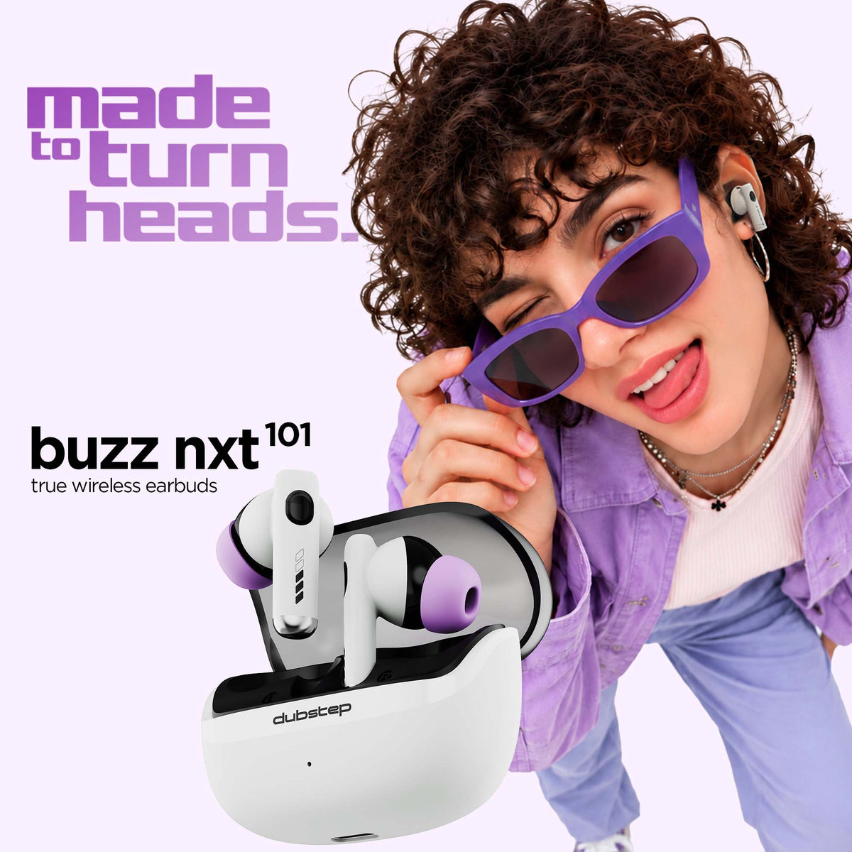 Buzz nxt 101 White & Purple