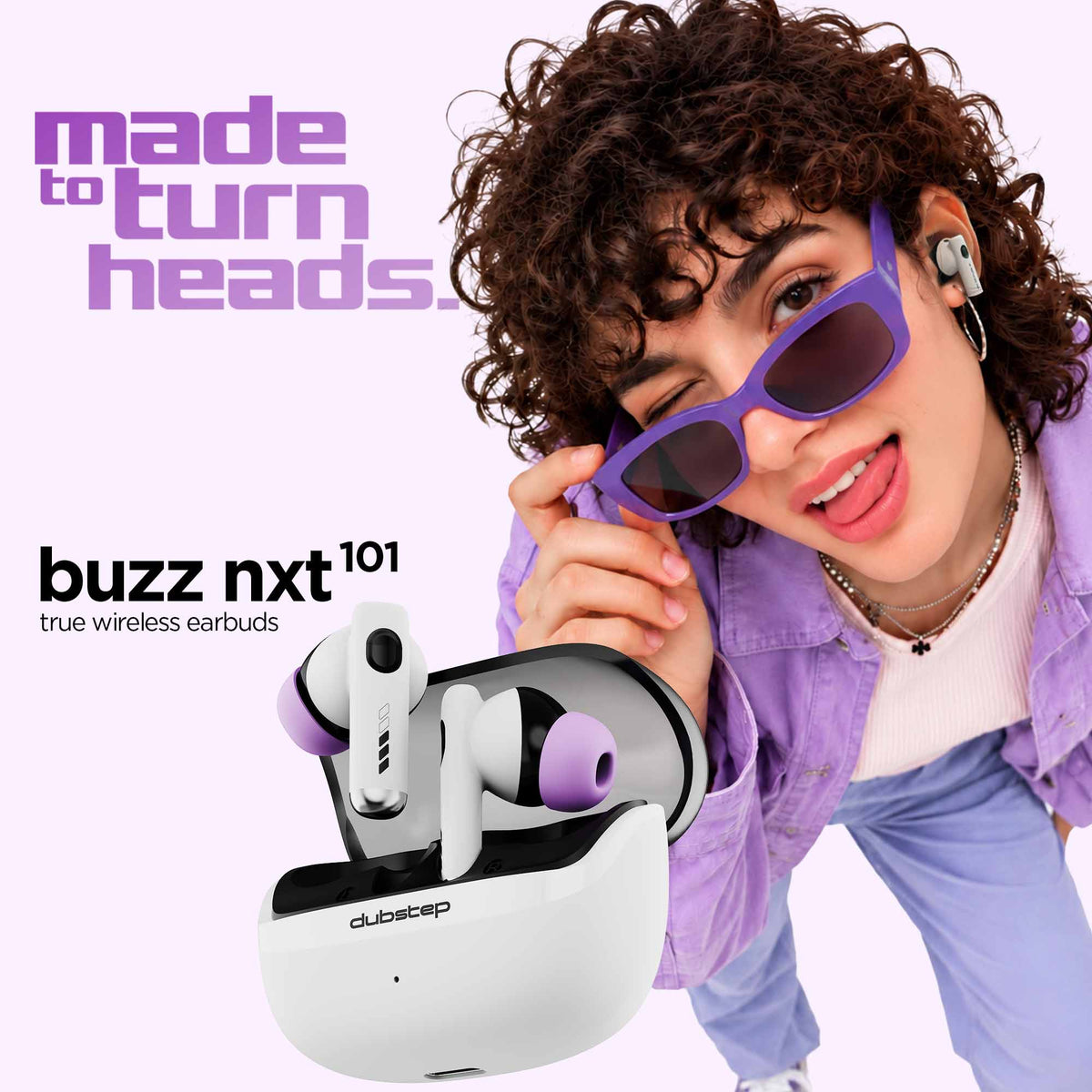 Buzz nxt 101 White & Purple