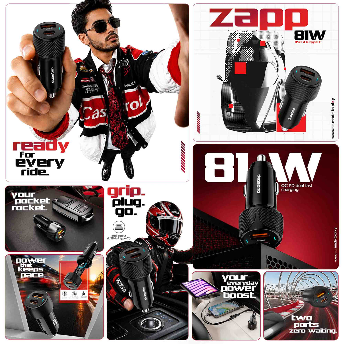 Zapp 81W Car Charger