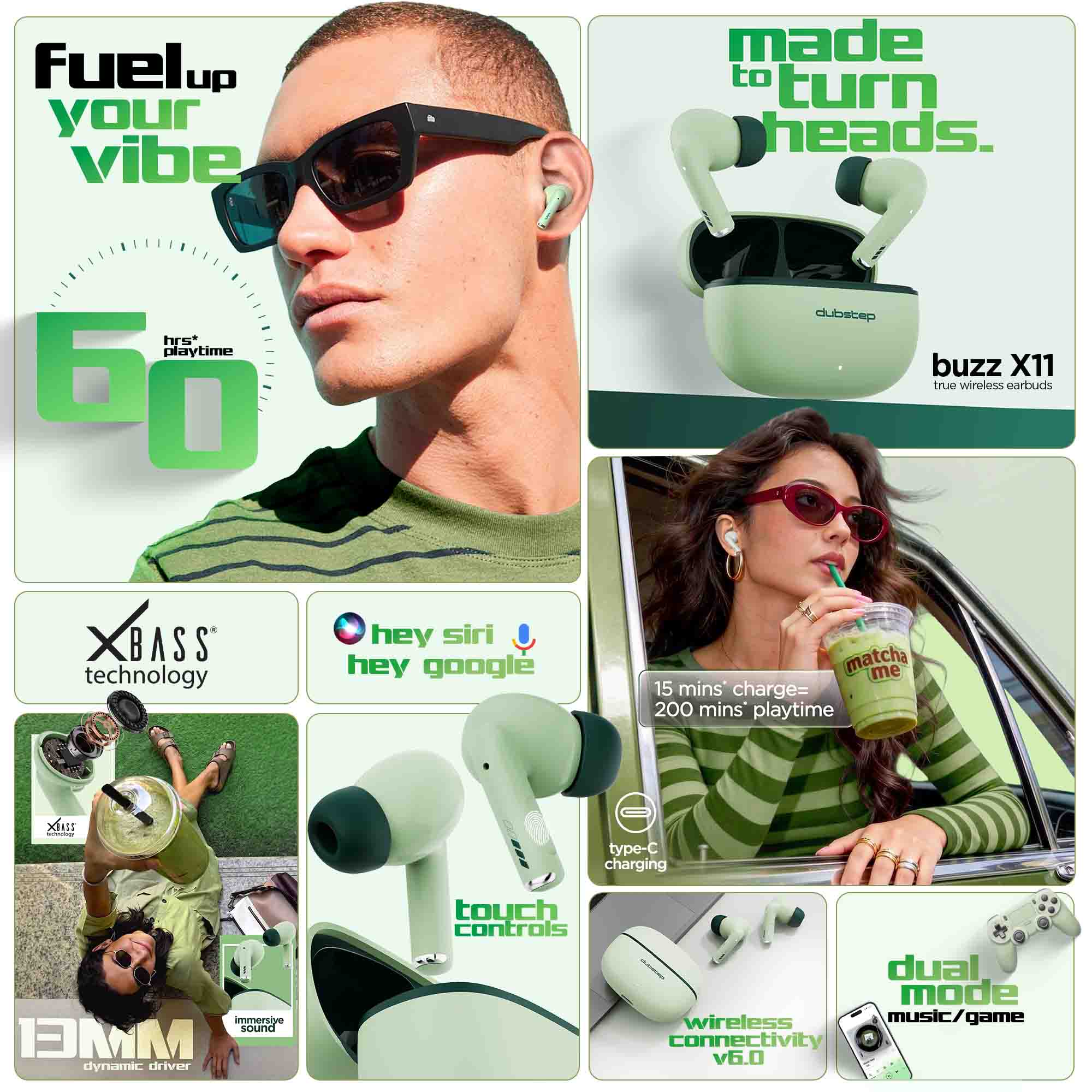 Buzz X11 Matcha