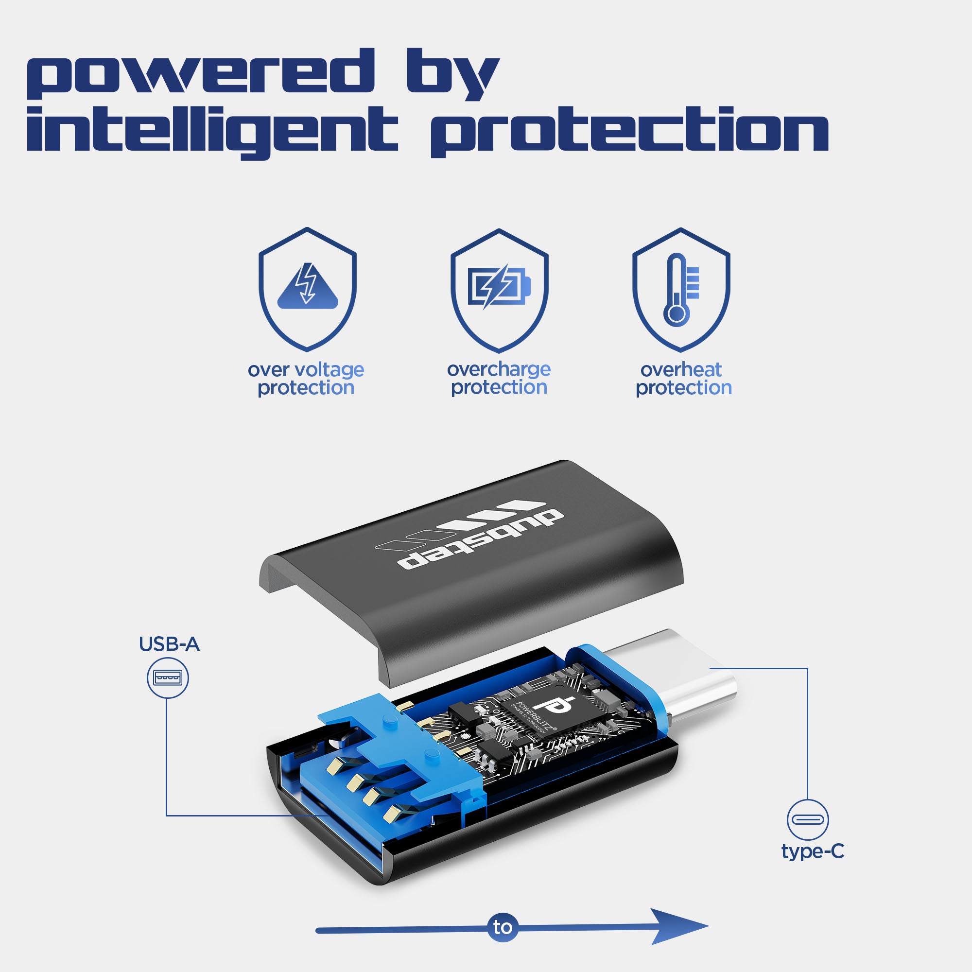Blaze SnaplinkGo C USB-A to type-C OTG Connector