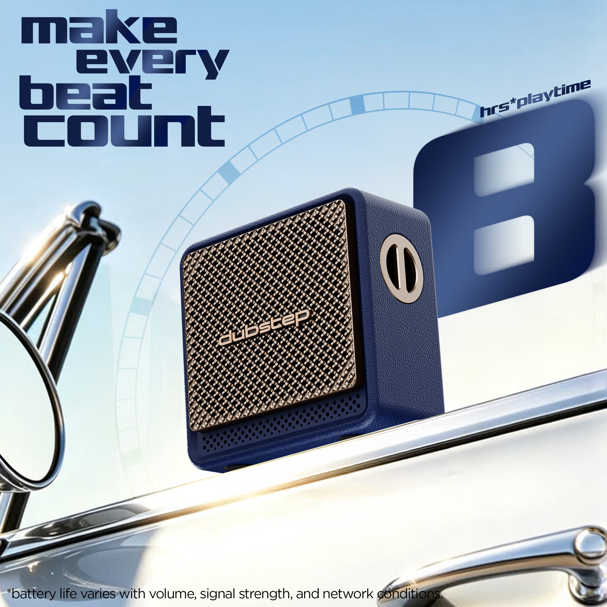 Bassline DRP Speaker Blue