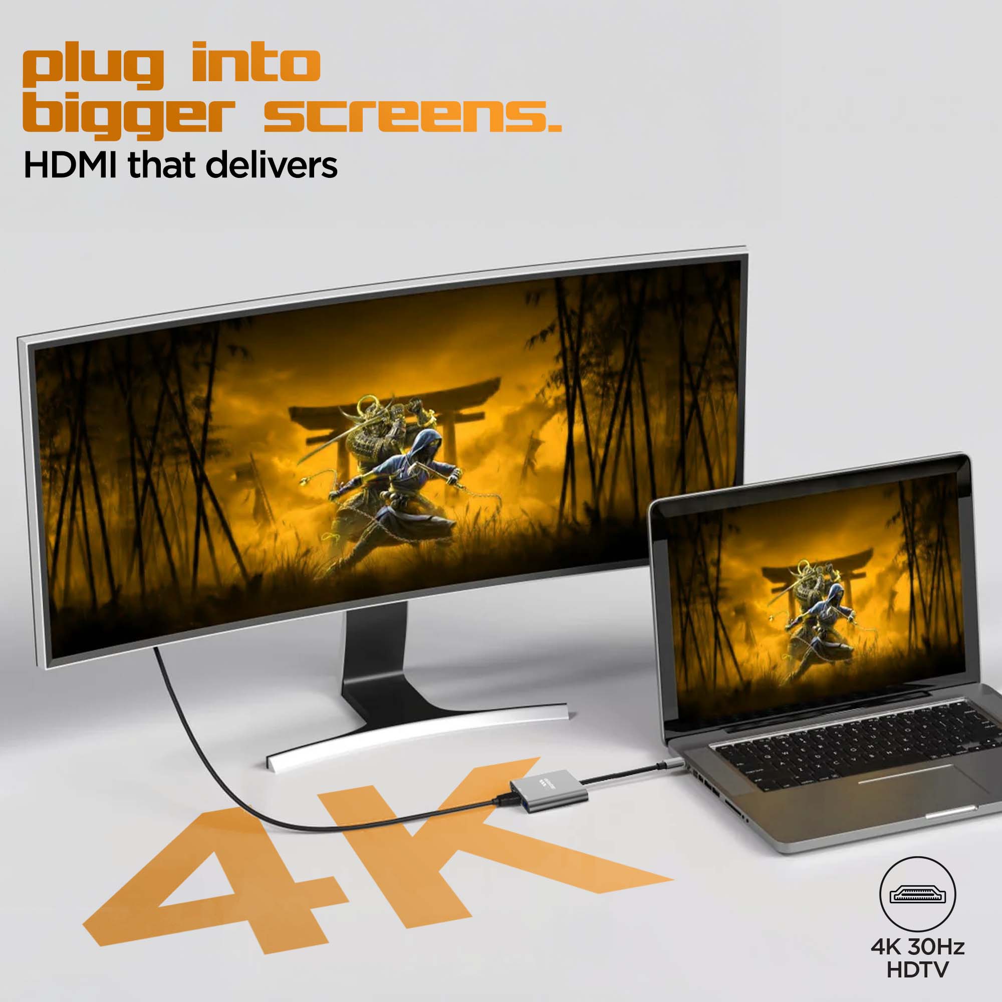 SnaplinkGo 3-in-One Type-C to HDMI USB Hub