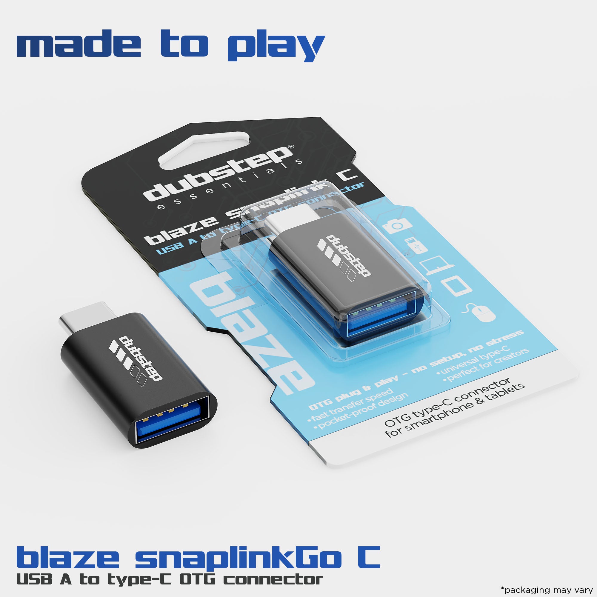 Blaze SnaplinkGo C USB-A to type-C OTG Connector