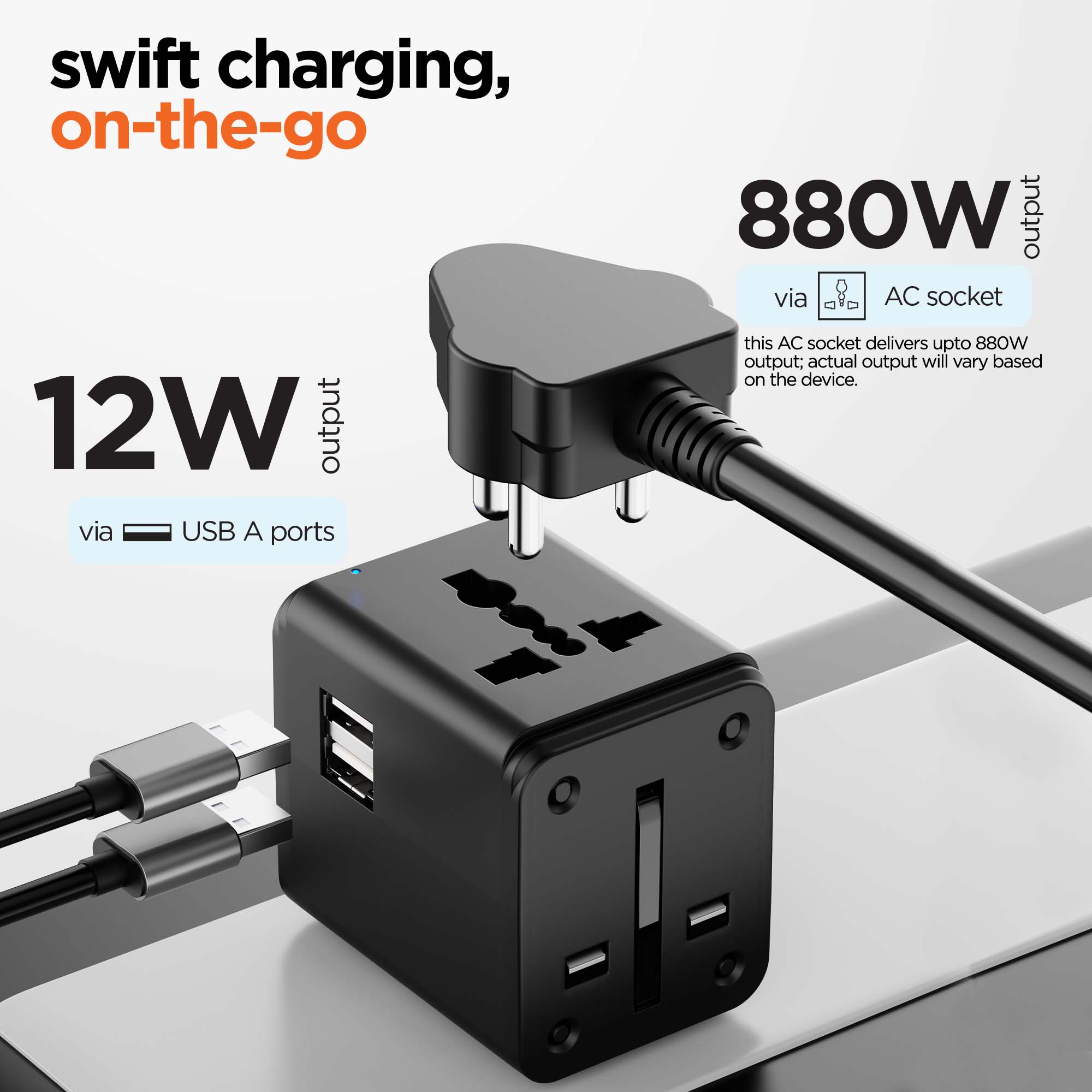 Voyager 12W Travel Charger