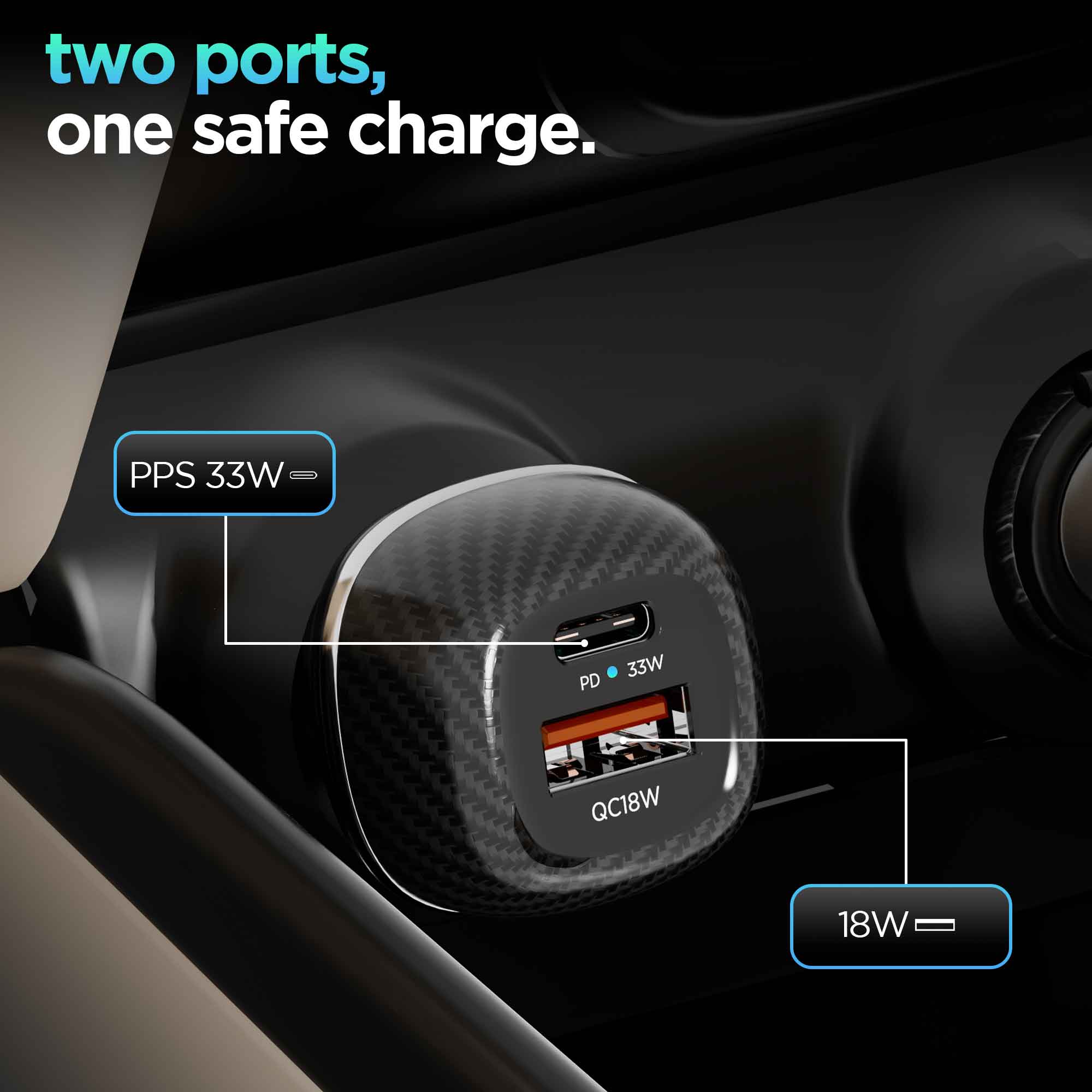 Zap 51W Car Charger